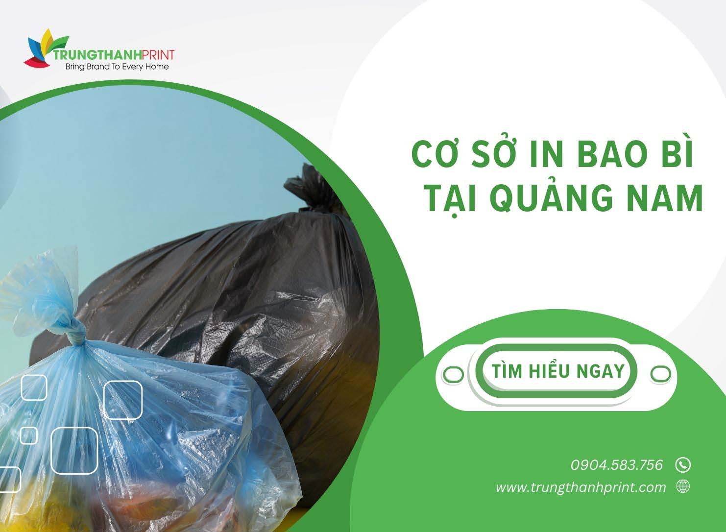 Cơ sở in bao bì, túi nilon tại Quảng Nam giá rẻ