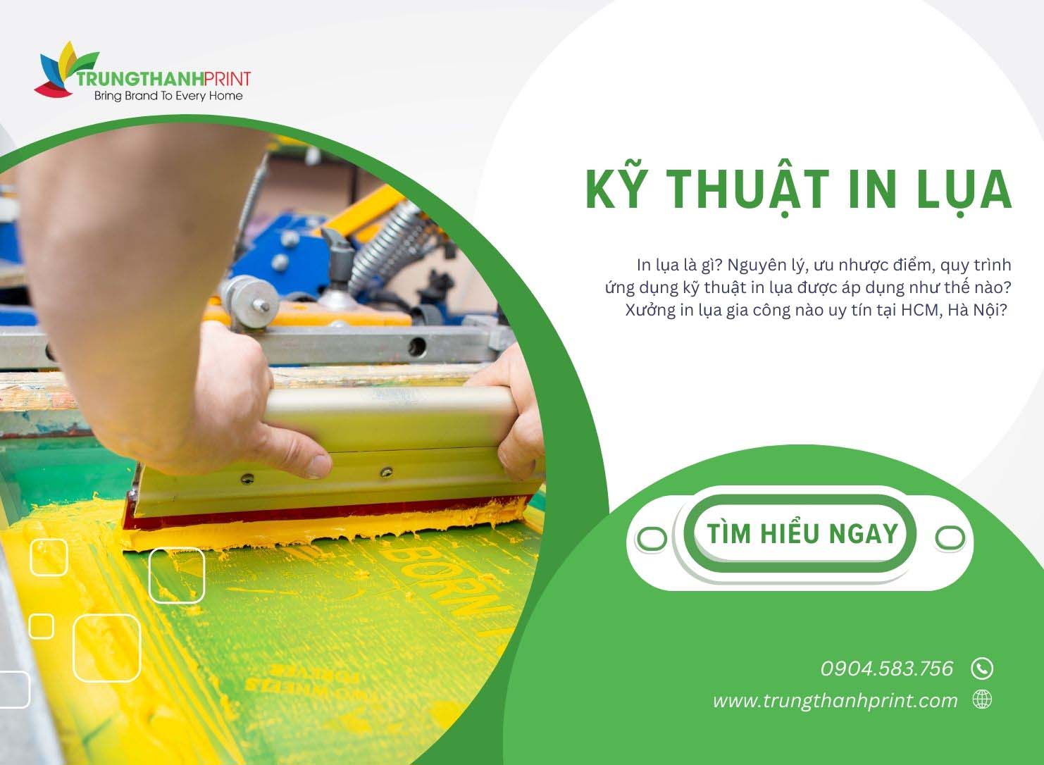 In lụa là gì? Nguyên lý, Quy trình, Ứng dụng