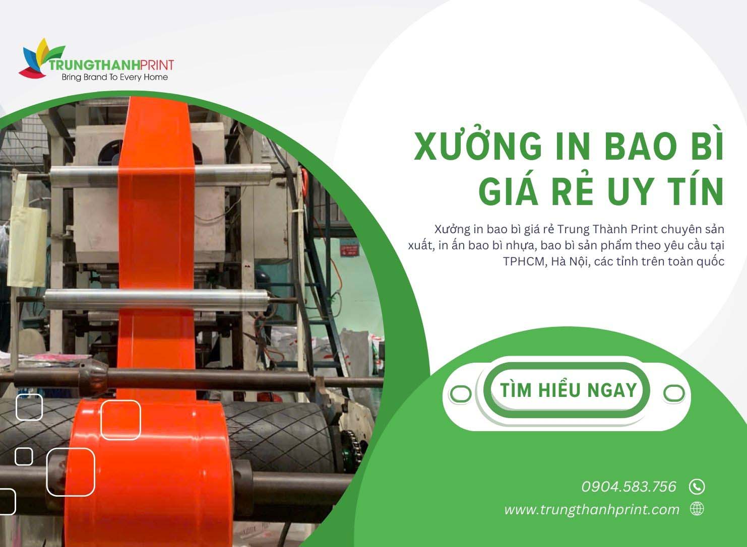 Xưởng In Bao Bì Nhựa Giá Rẻ tại TPHCM, Hà Nội