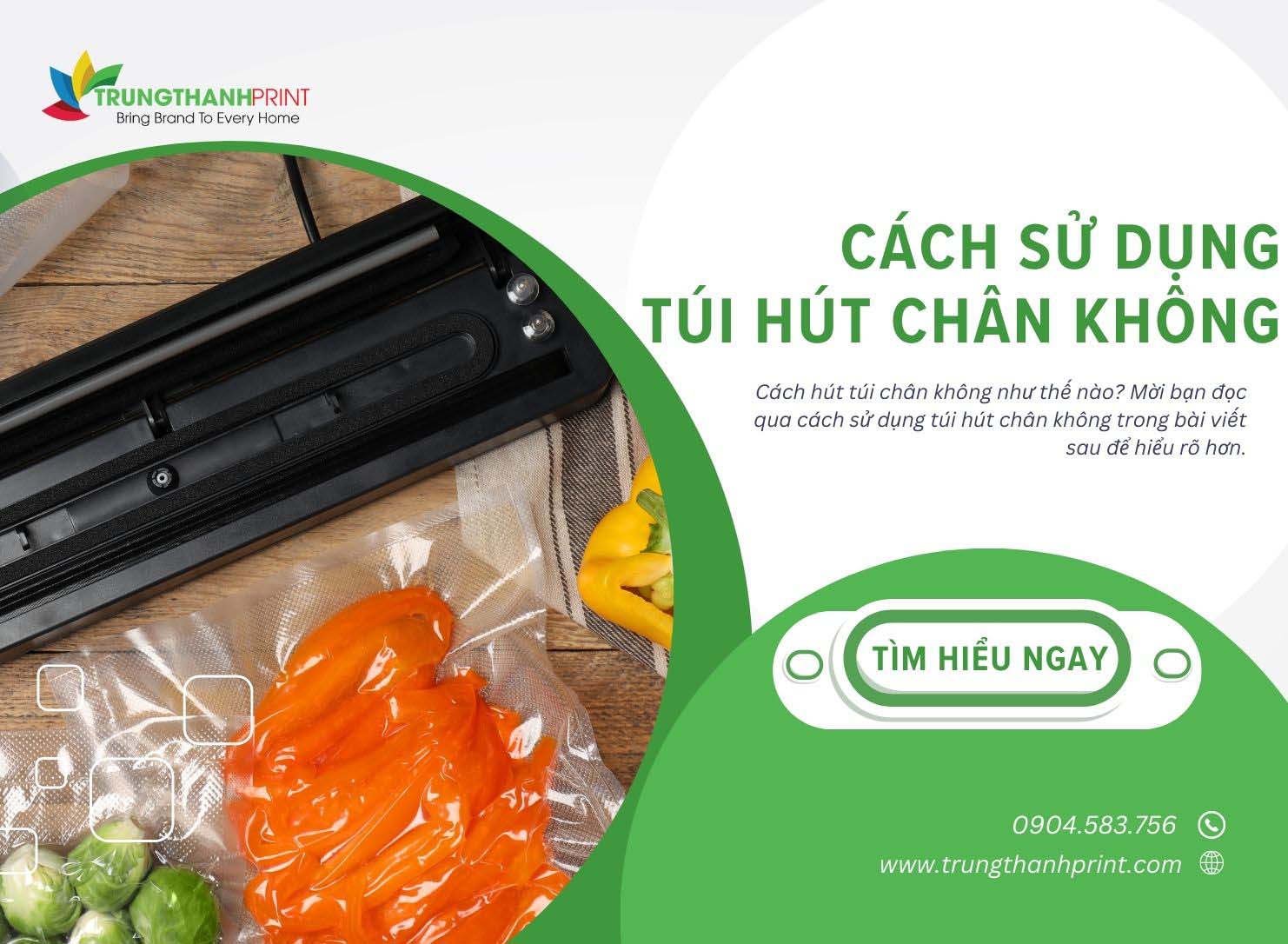 Cách sử dụng túi hút chân không