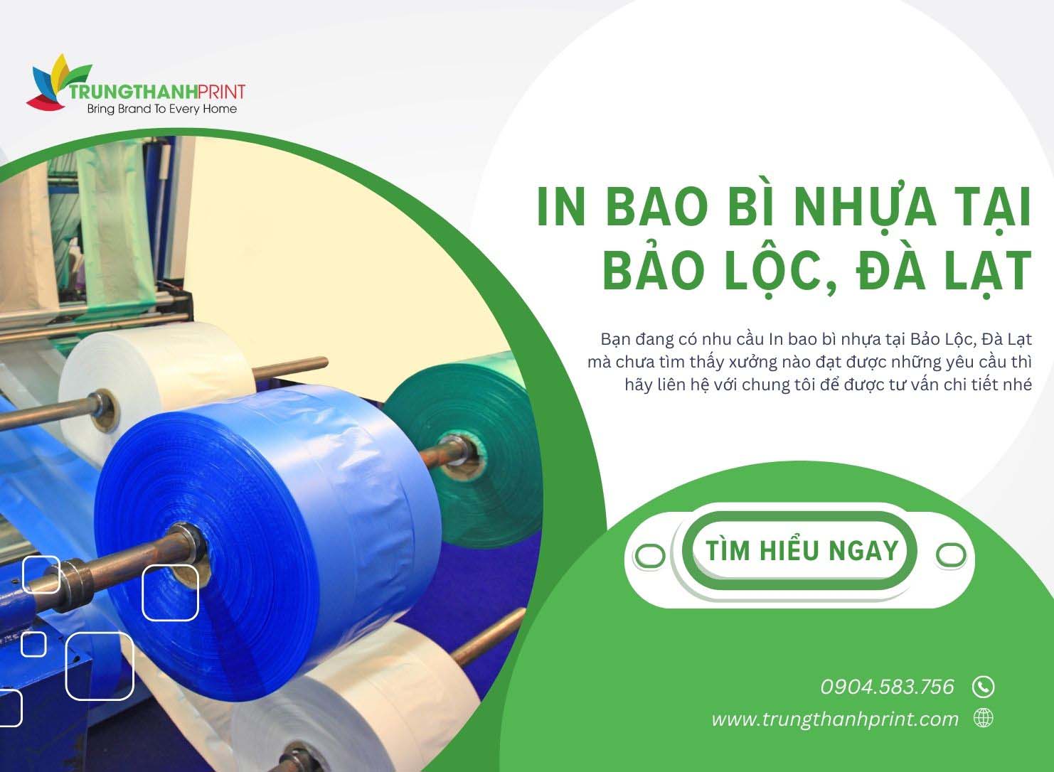 In bao bì nhựa tại Bảo Lộc, Đà Lạt