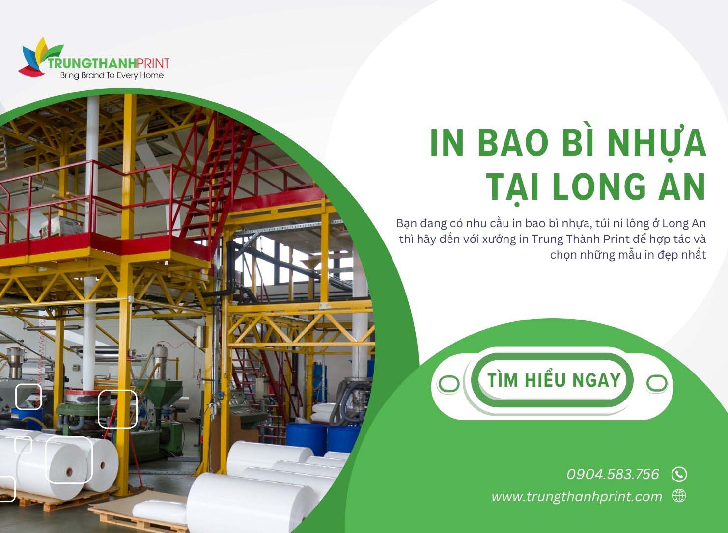 In bao bì nhựa, túi ni lông ở Long An