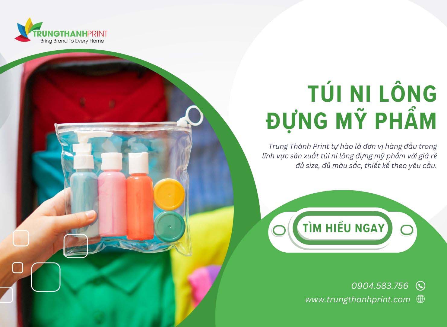 Xưởng In Túi Ni Lông Đựng Mỹ Phẩm