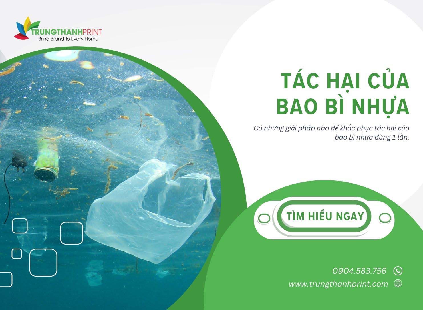 Tác hại của bao bì nhựa dùng một lần