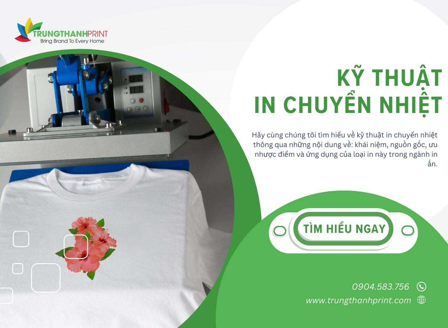 Tìm hiểu về in chuyển nhiệt