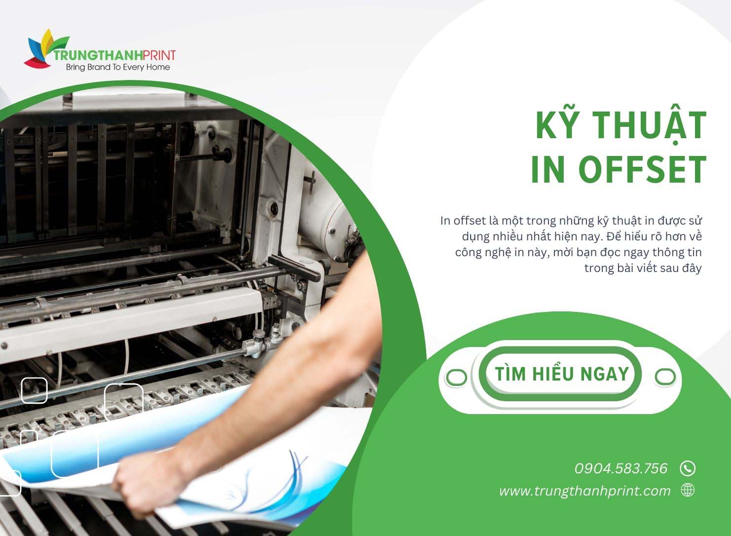 In offset là gì? Ưu điểm, ứng dụng trong in ấn bao bì