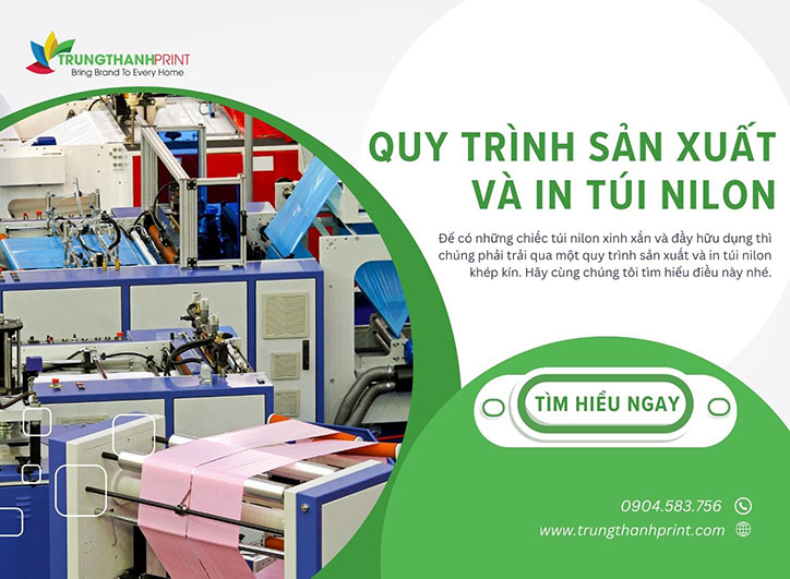 Quy trình sản xuất và in túi nilon
