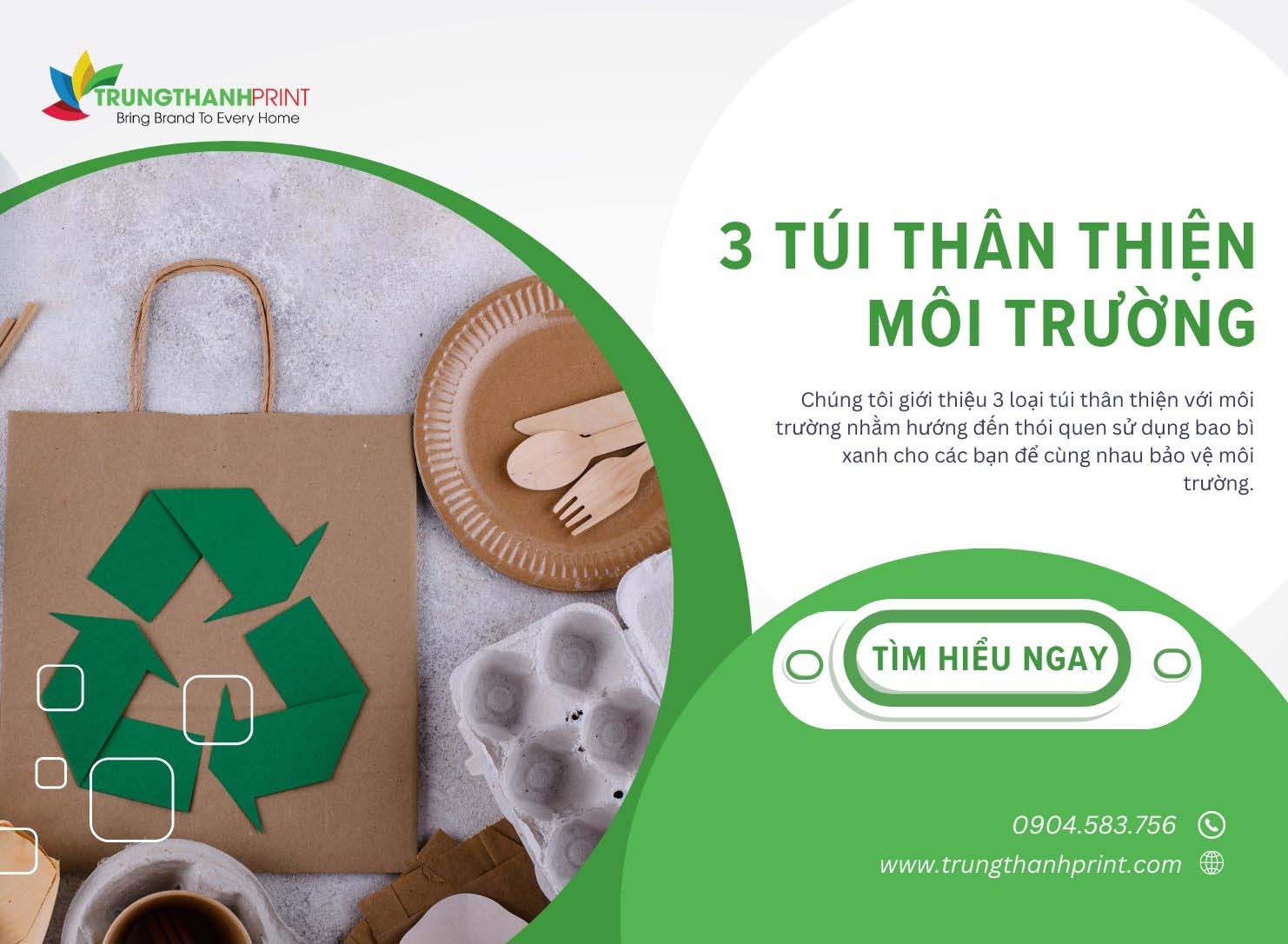 3 Loại Túi Thân Thiện Với Môi Trường