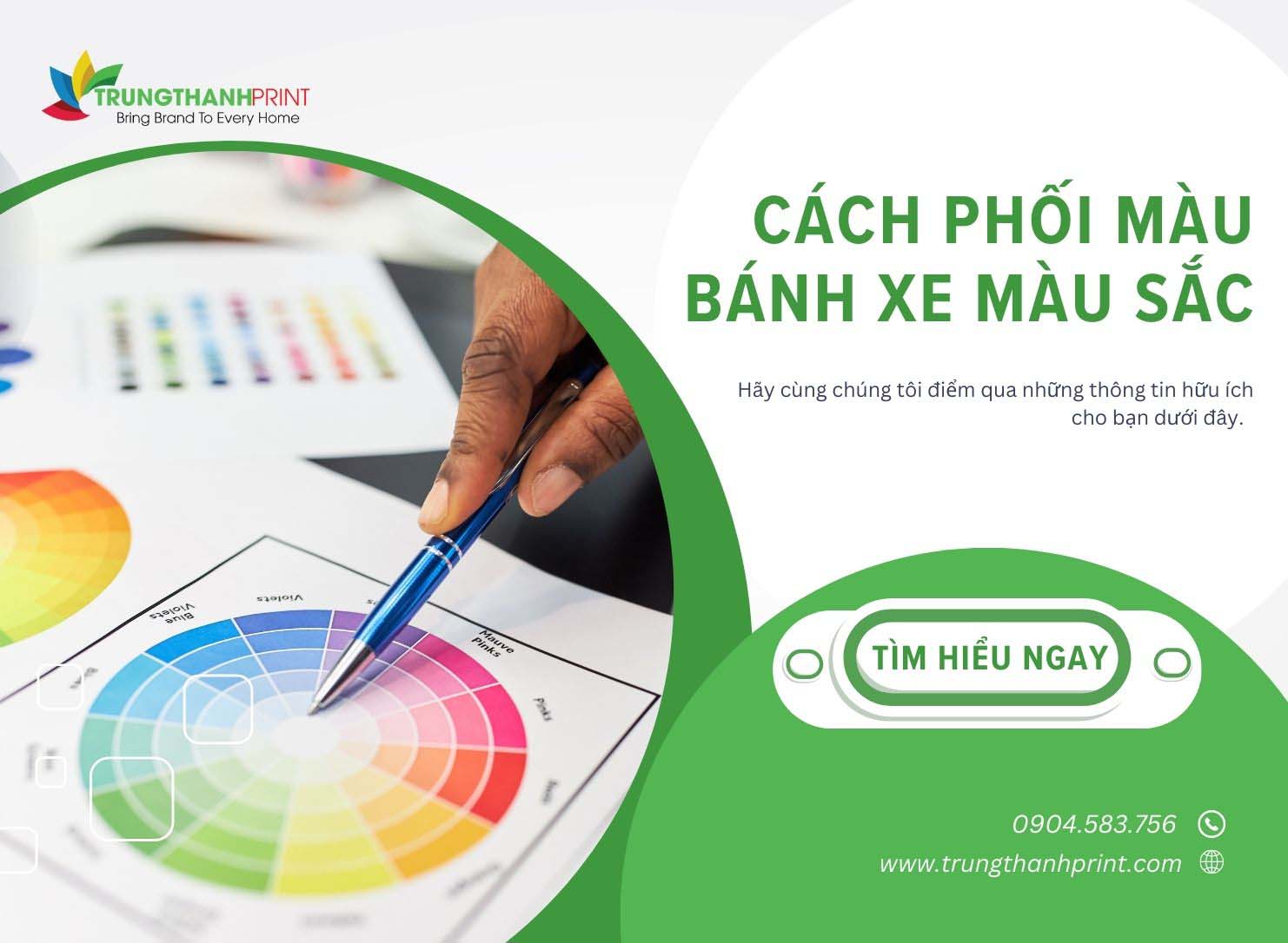 Cách Phối Màu Trong Bánh Xe Màu Sắc