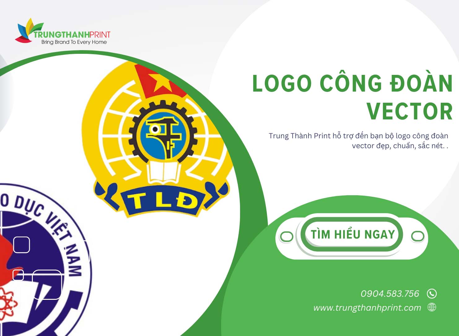 Tải Ngay Logo Công Đoàn Vector Chuẩn File PNG, AI, PTS,..
