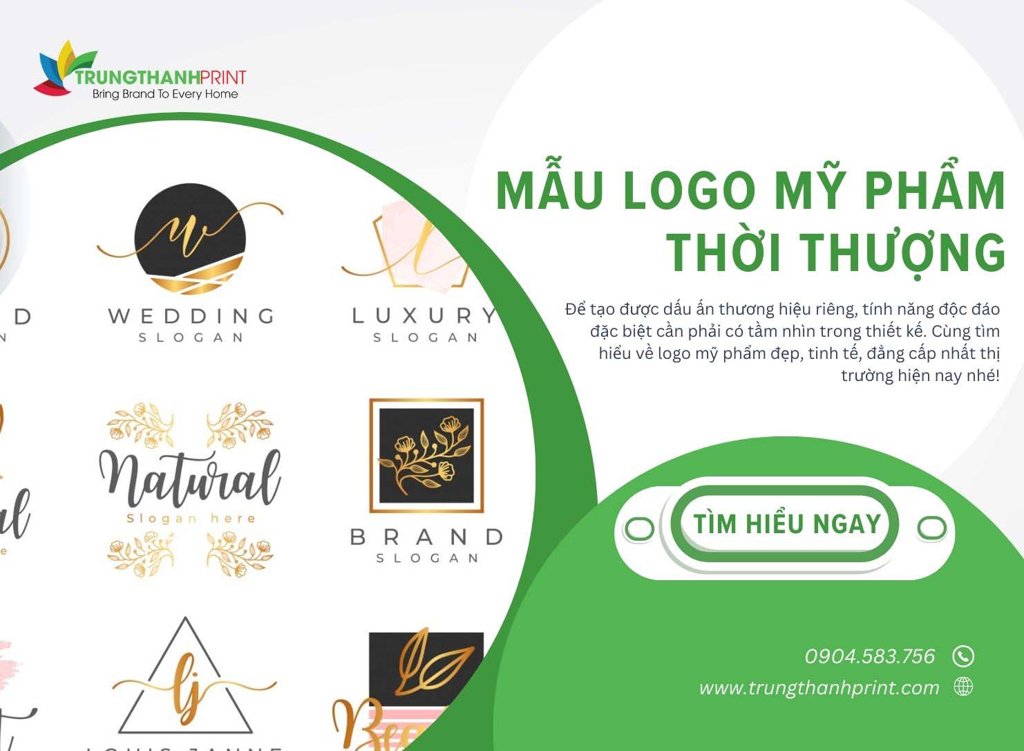 TOP 20+ Mẫu Logo Mỹ Phẩm Đẹp Thời Thượng