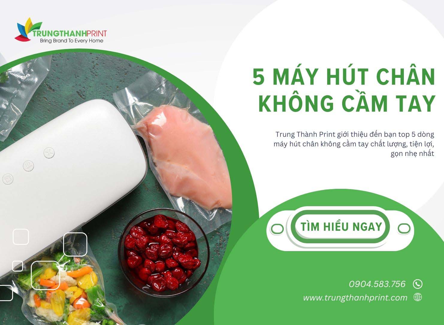 Top 5 Máy Hút Chân Không Cầm Tay Tiện Lợi, Gọn Nhẹ Nhất