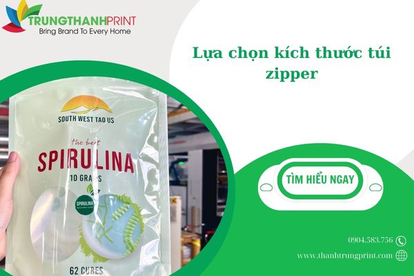 [Chia sẻ] Bí quyết lựa chọn kích thước túi zipper năm 2025