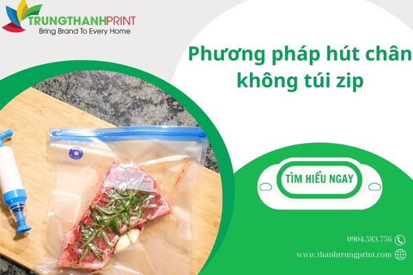 Các phương pháp hút chân không túi zip mới nhất