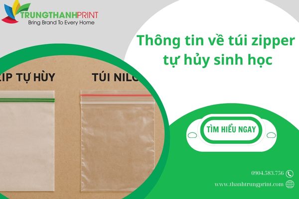 [Chi tiết] Túi zip tự hủy sinh học mới nhất năm 2025