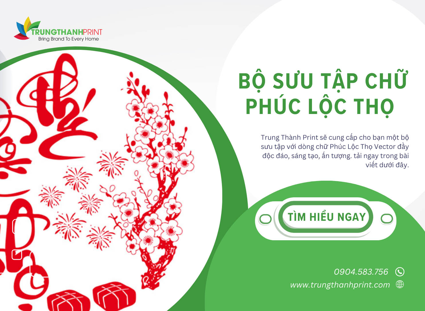 Trọn Bộ Mẫu Phúc Lộc Thọ Vector [Download]