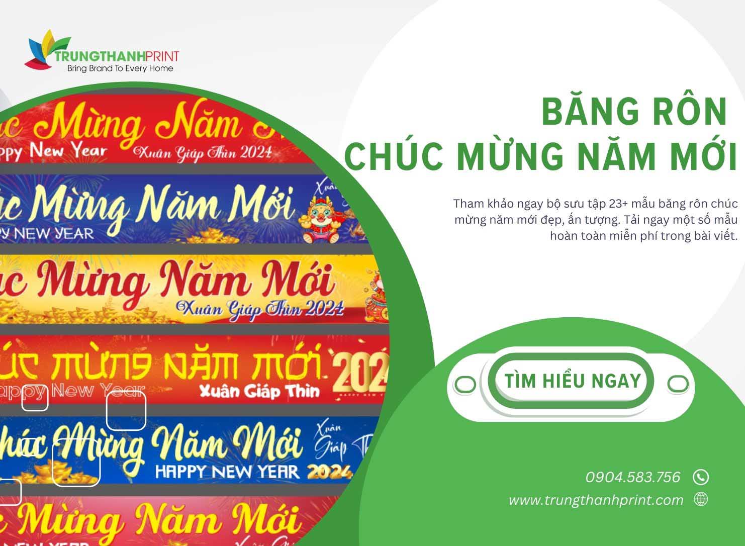 Tổng Hợp 23+ Mẫu Băng Rôn Chúc Mừng Năm Mới Ấn Tượng, Độc Đáo