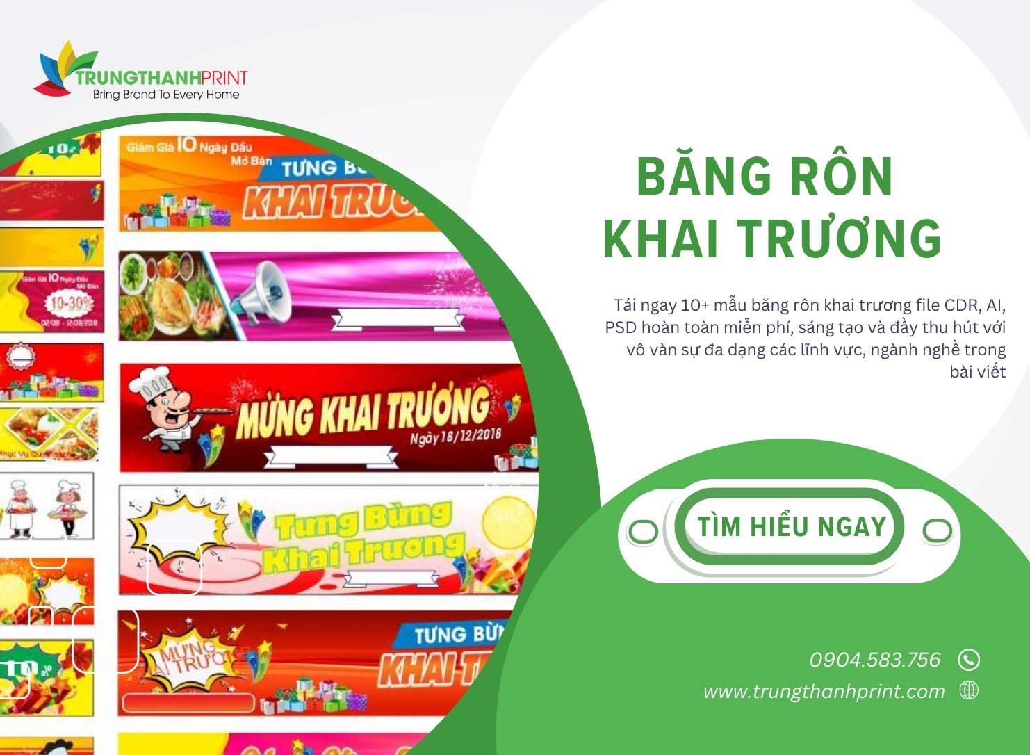 Hơn 30+ Mẫu Băng Rôn Khai Trương Độc Đáo, Sáng Tạo, Thu Hút